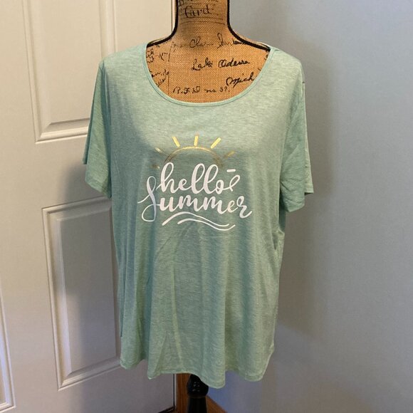 Hello Summer T Shirt Women 3XL NWT - Picture 1 of 9